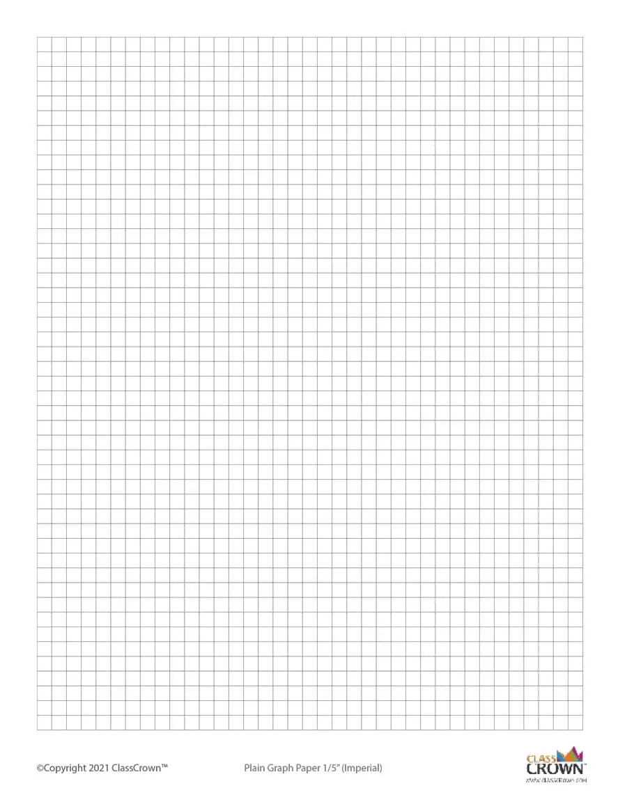 Graph Paper Printables ClassCrown