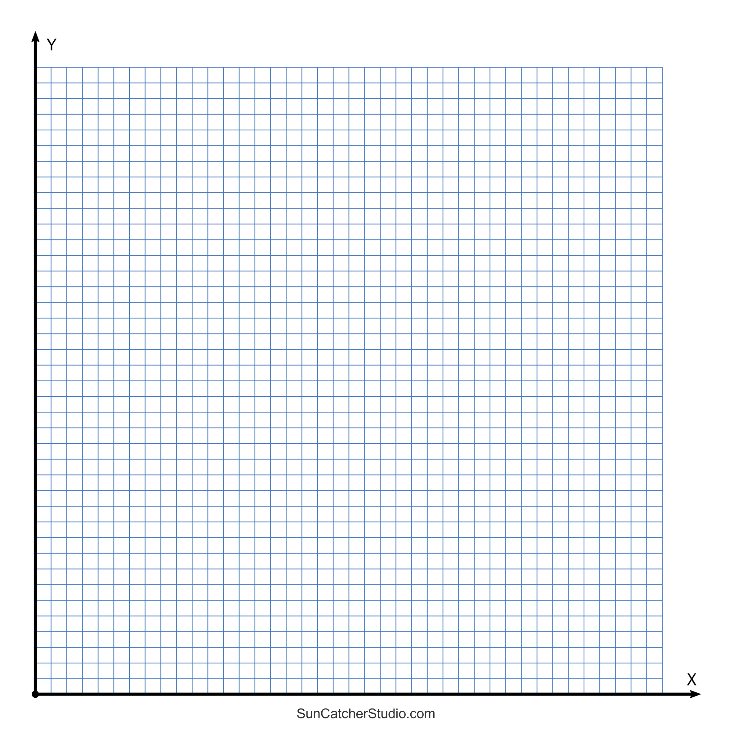 Printable Graph With X And Y Axis