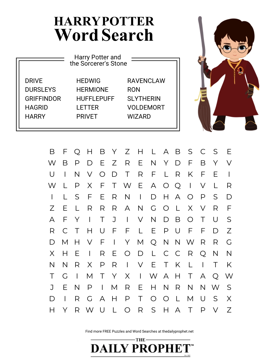 Harry Potter Puzzles Printable