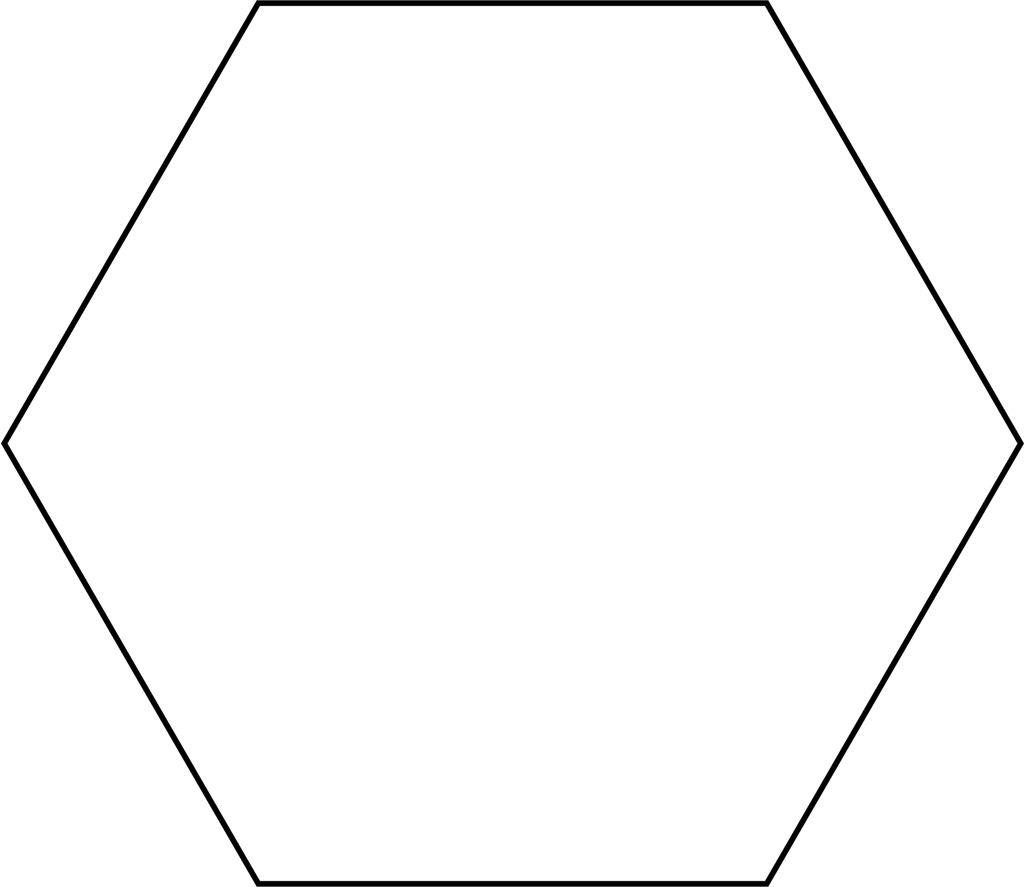 Free Printable Hexagon Shape