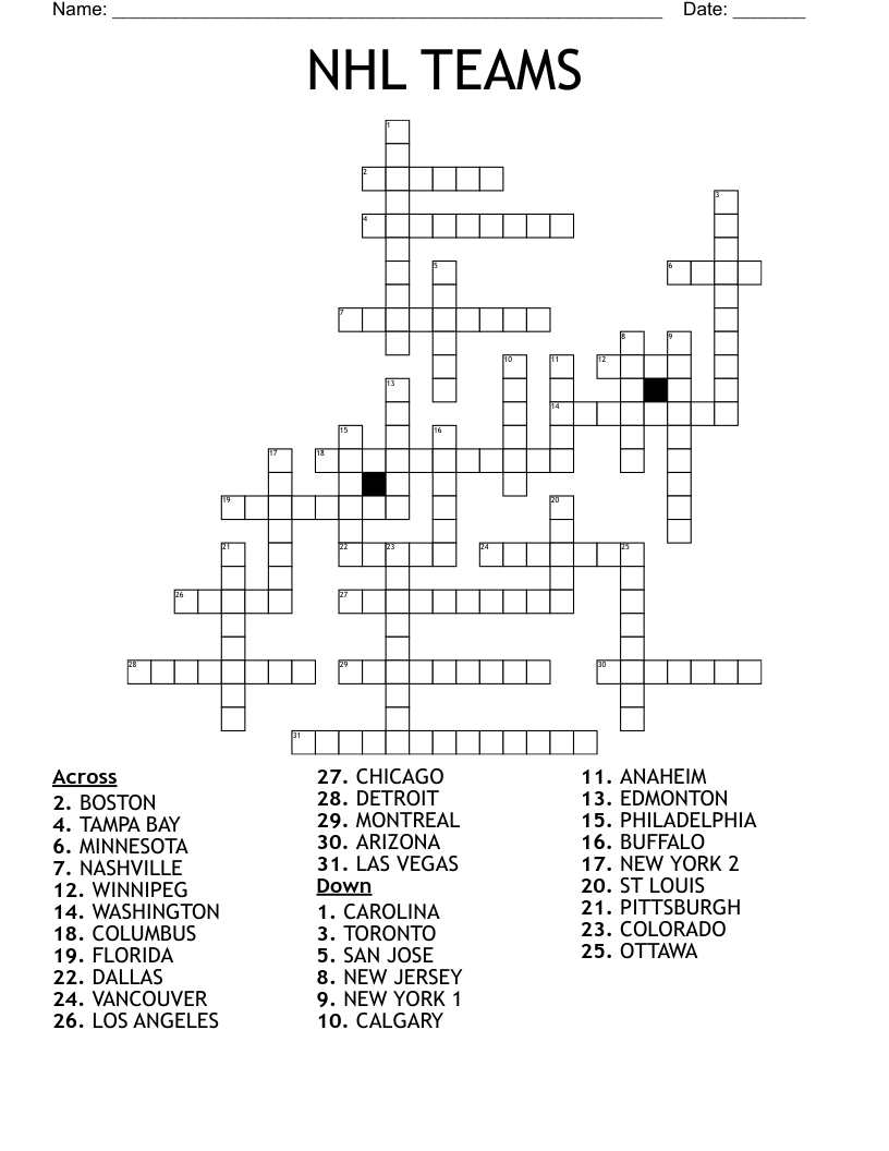 Tampa Bay Times Crossword Puzzle Free