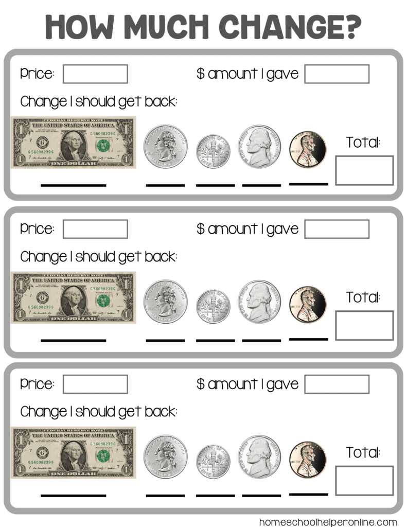 Printable Money Worksheets For Middle School