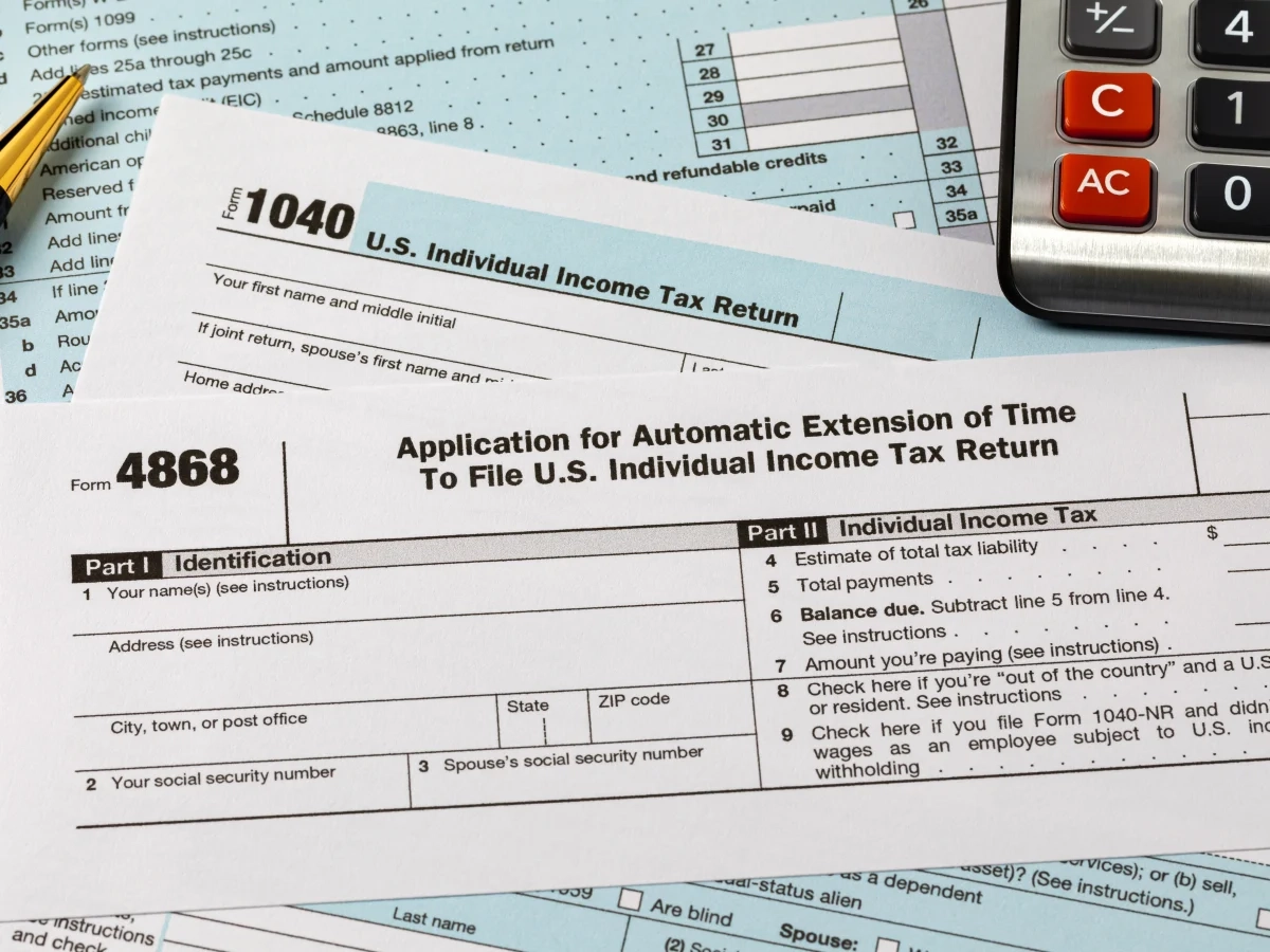 Tax Form 4868 2026