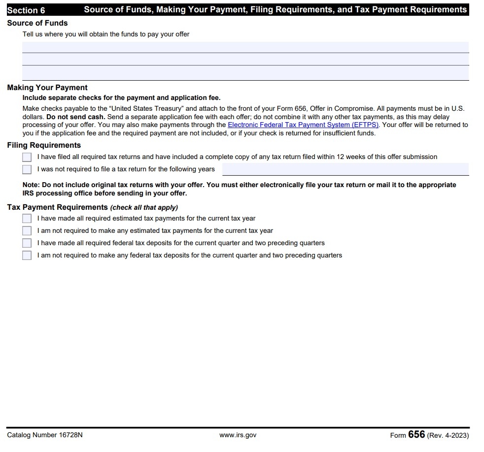 How To Fill Out IRS Form 656 Offer In Compromise 2023 Version 