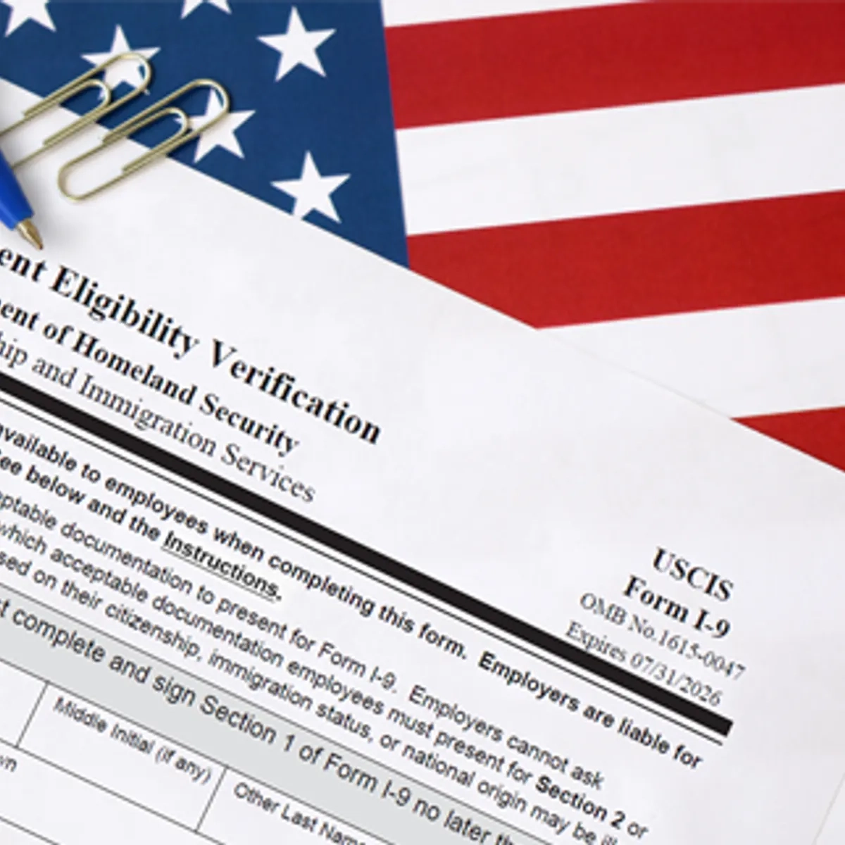 I9 Form 2026 Instructions