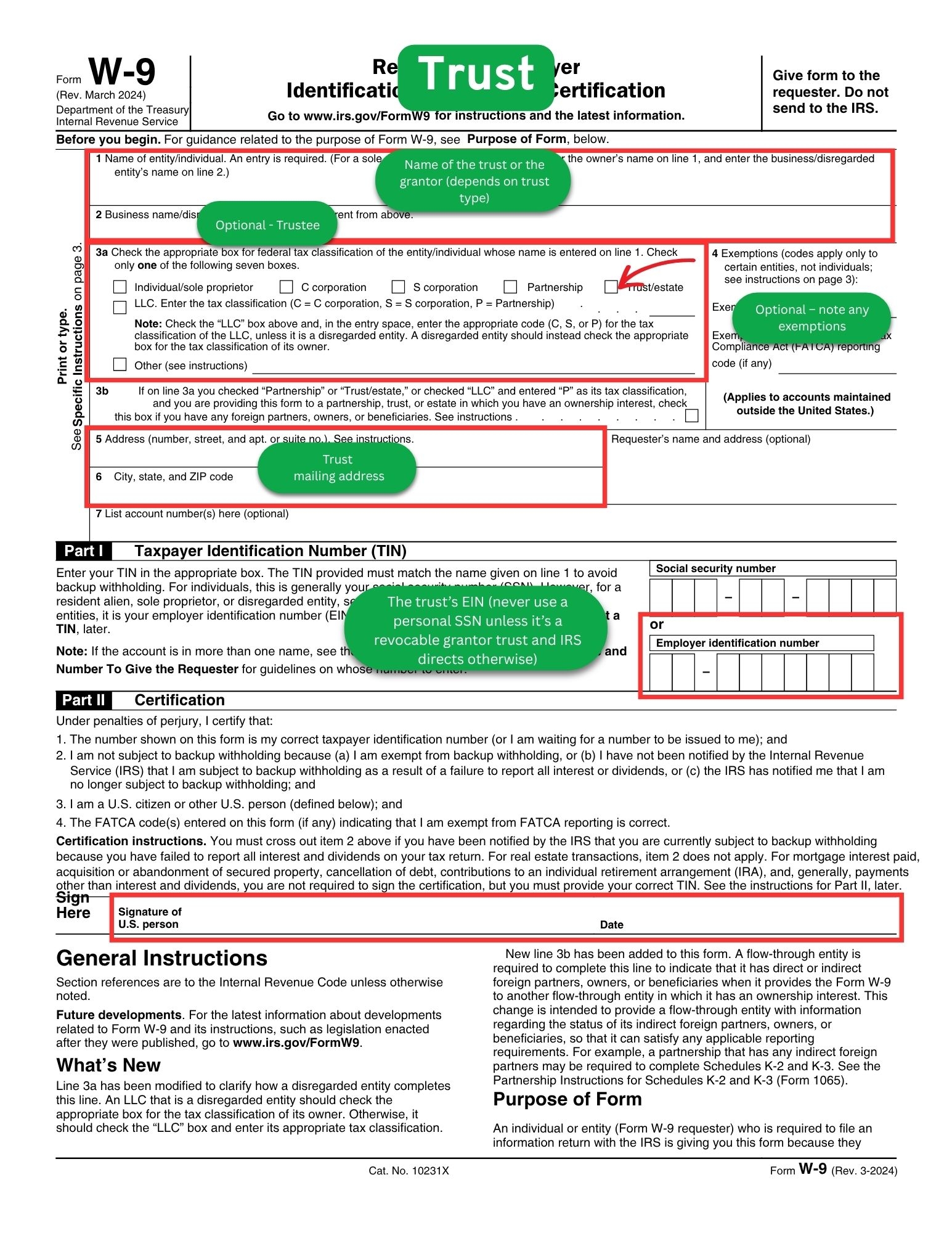 How To Submit W9 Form To Irs