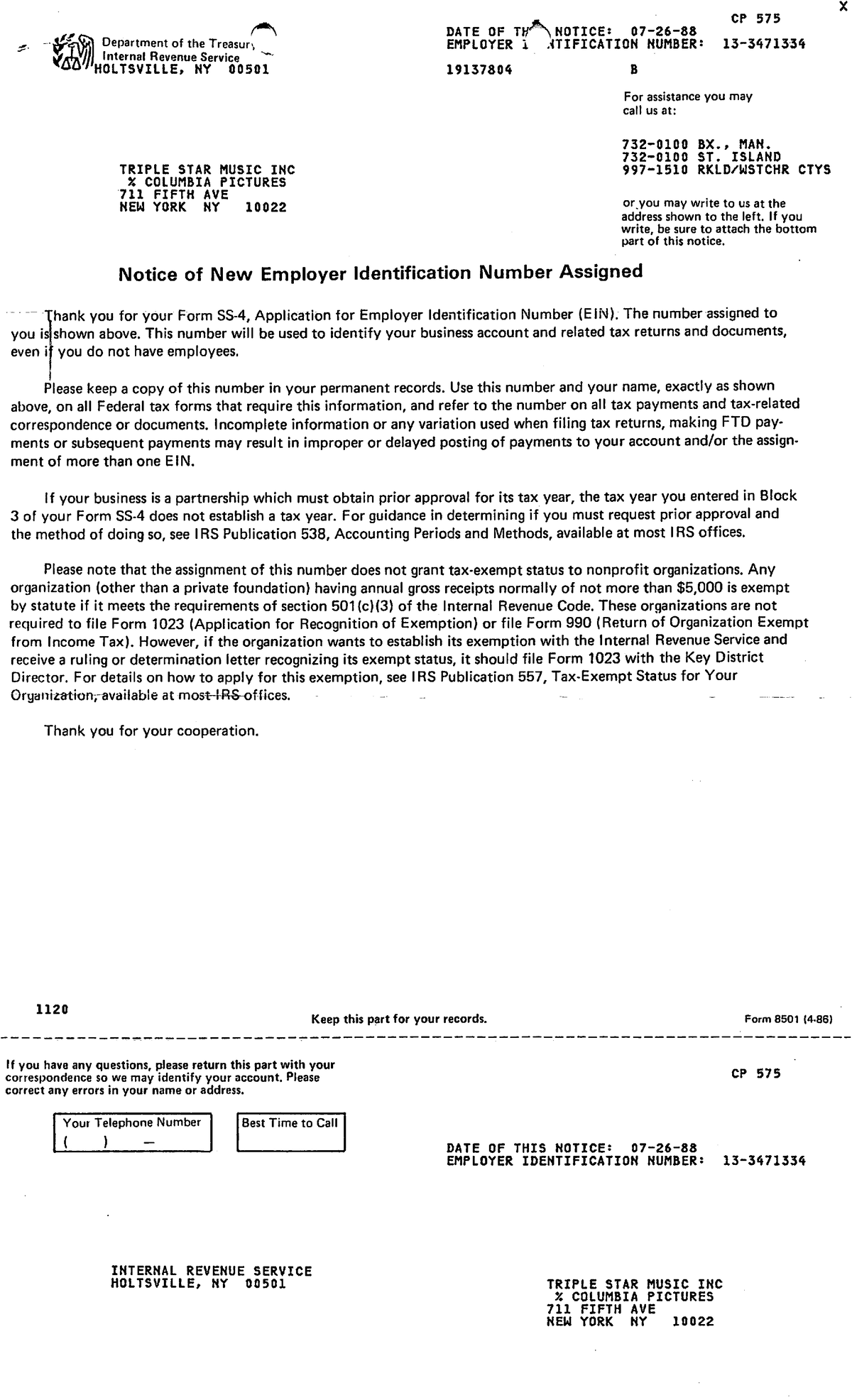 Irs Form Cp 575 Print
