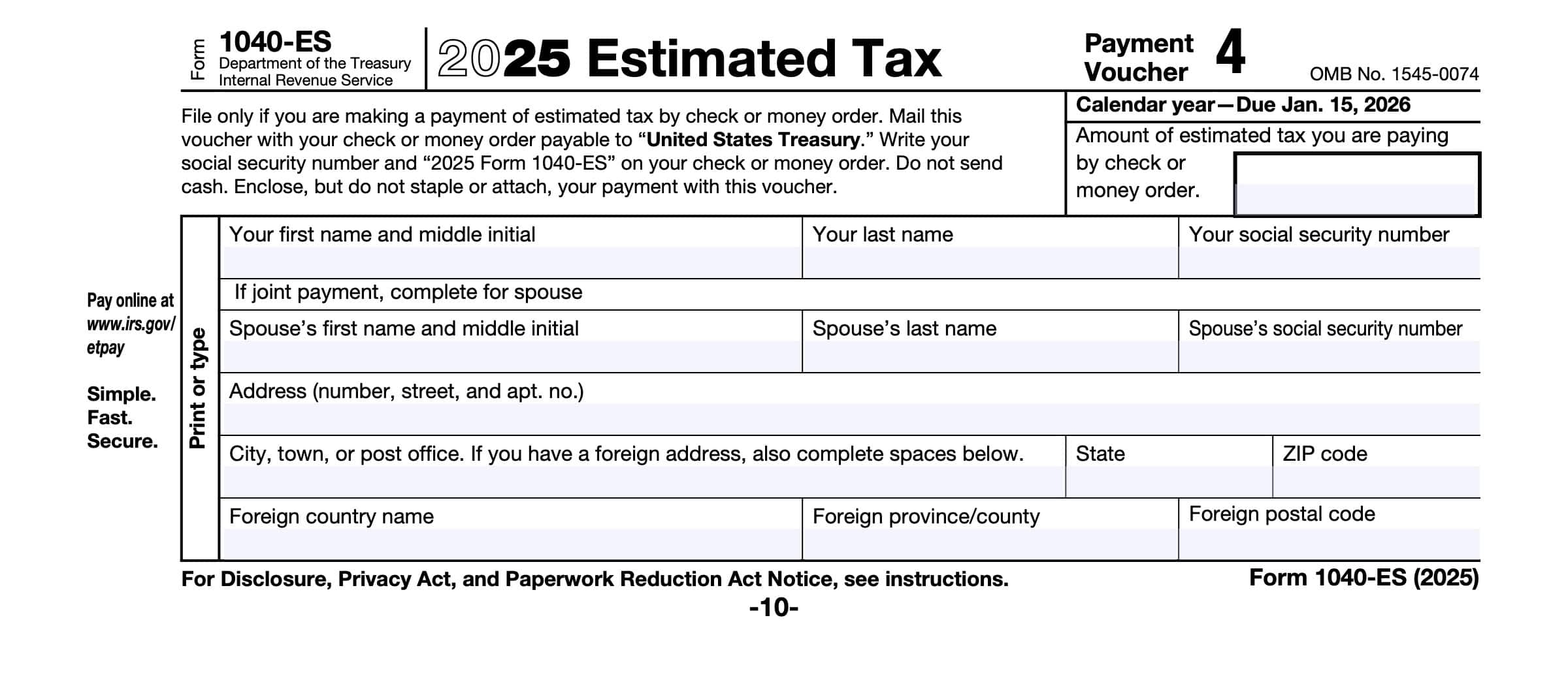 Tax Forms For 2026