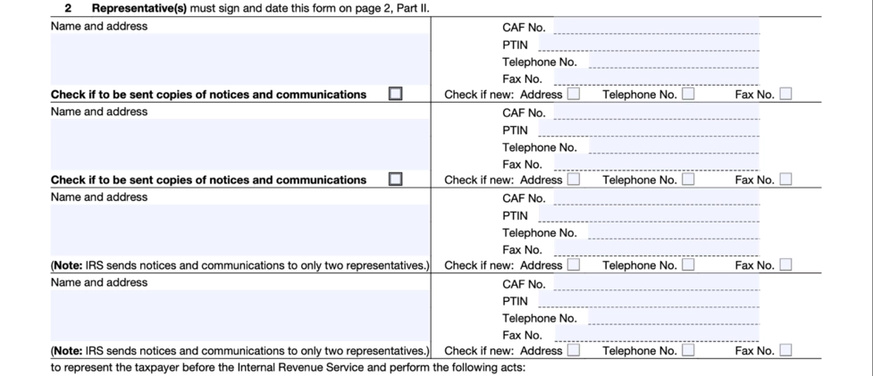 IRS Form 2848 Power Of Attorney Guide For Accountants