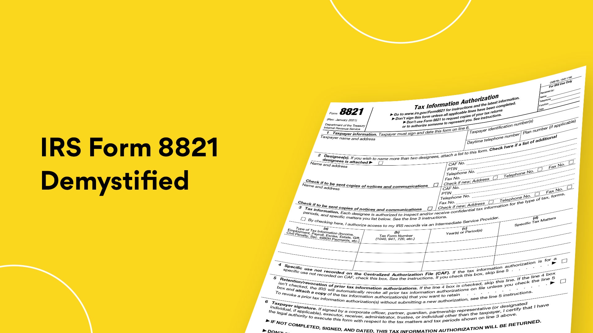 Irs Form 8821 Vs 2848