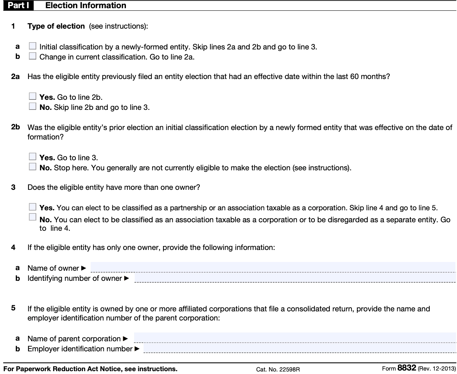 Irs Form 8832 Download