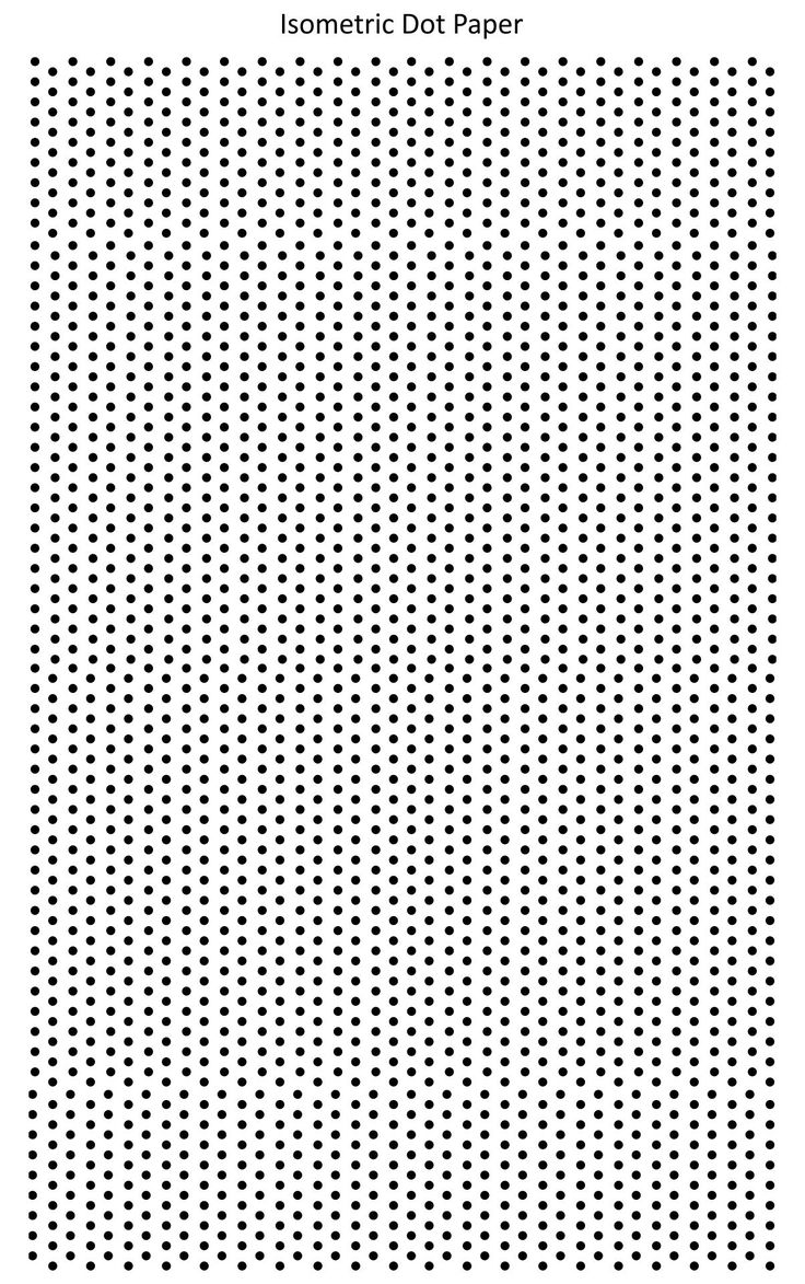 Free Printable Isometric Grid Paper