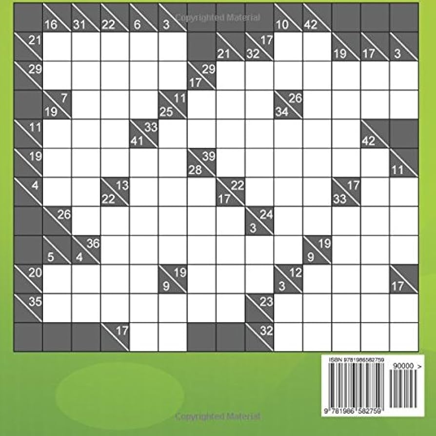 Kakuro Cross Sums Large Print 150 Hard Large Print Kakuro Cross Sum Puzzles Volume 5 150 Hard Kakuro Cross Sums Demarco Christian 