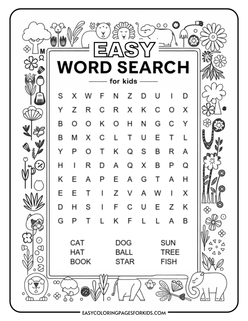Childrens Printable Puzzles