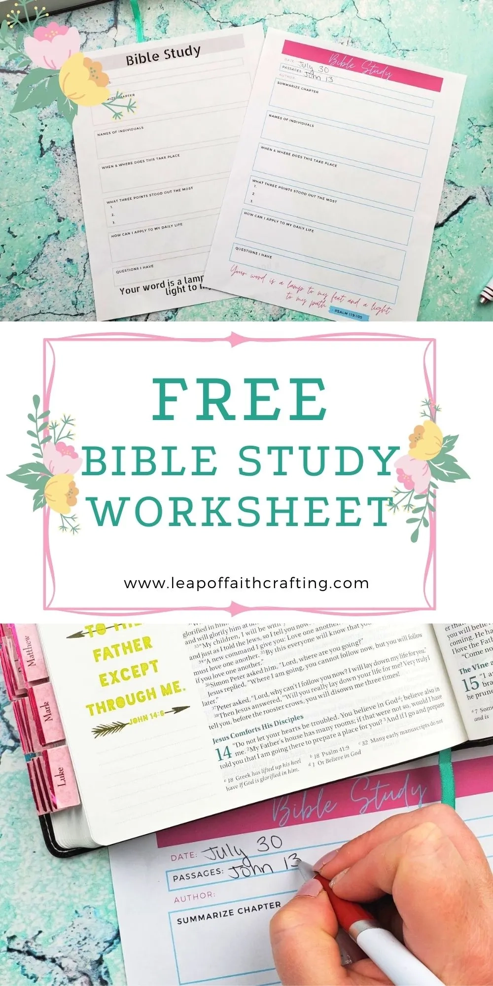 Free Printable Bible Study Worksheets Kjv