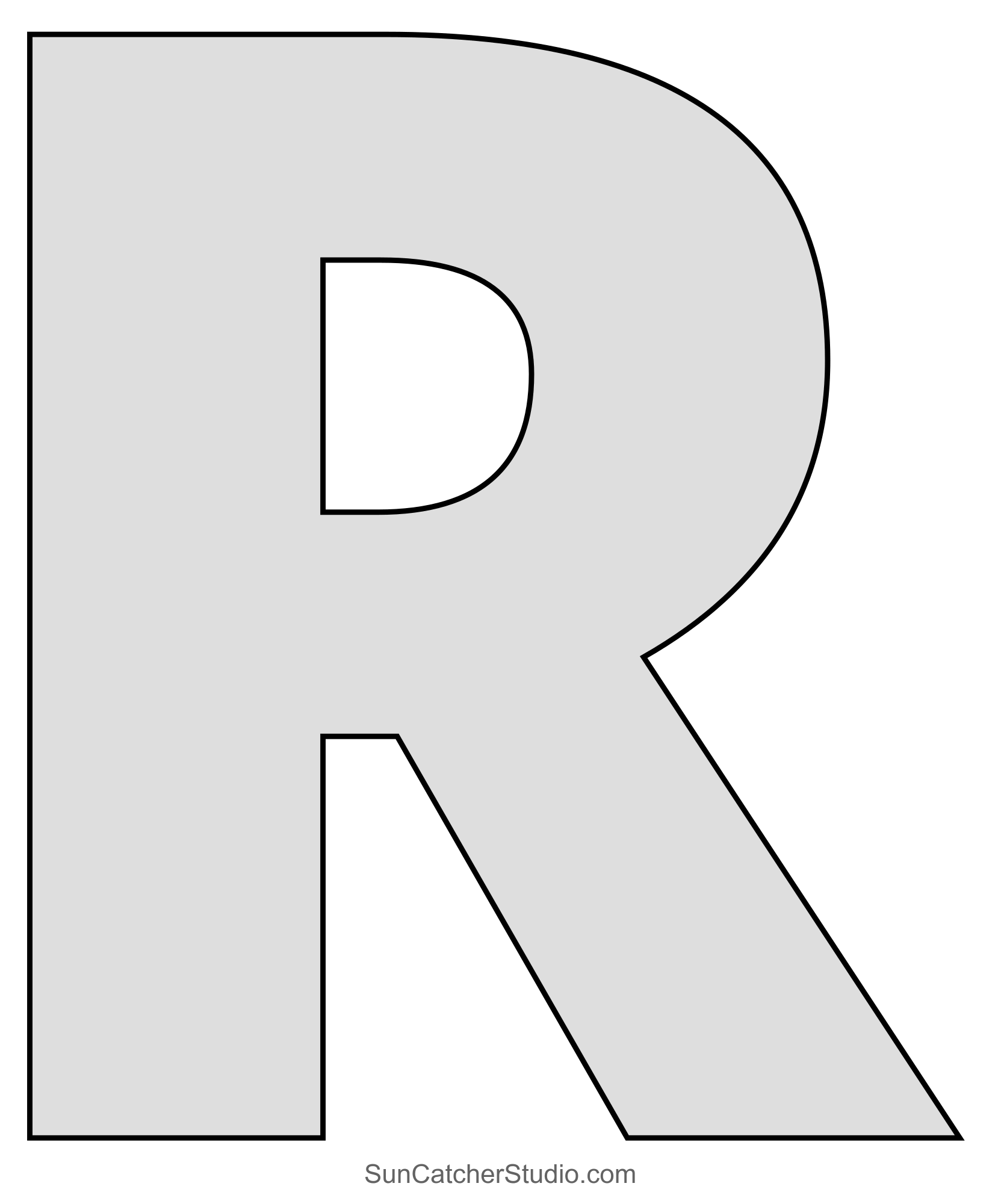 4 Inch Stencil Letters Printable Free