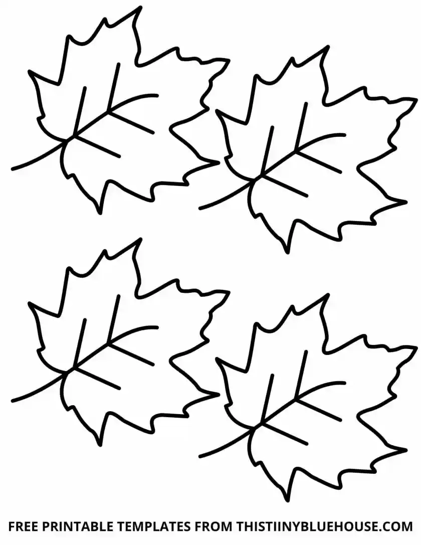 Leaf Templates Printable Free