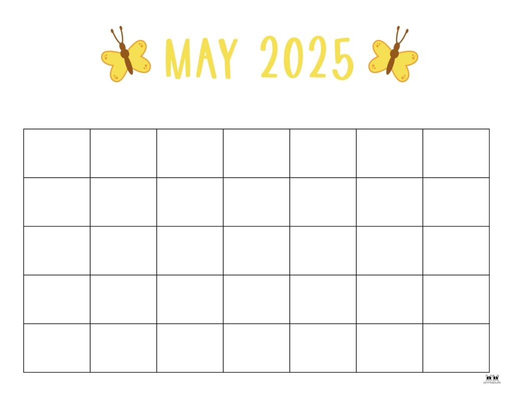 Small Blank Printable Calendar