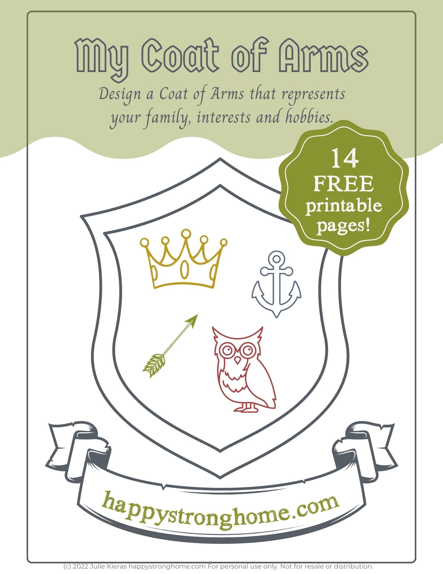 Coat Of Arms Template Printable