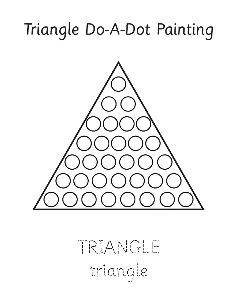Triangle Template Printable