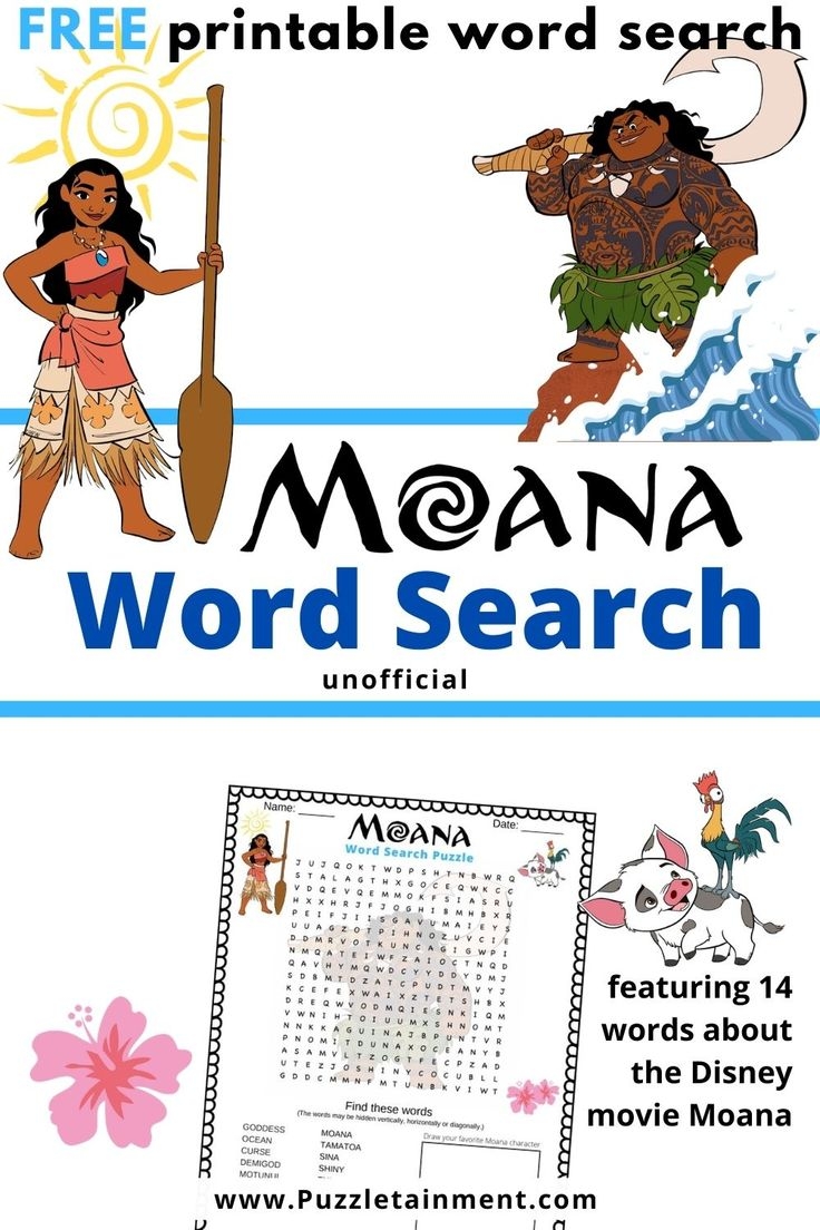 Disney Crossword Clue Moana