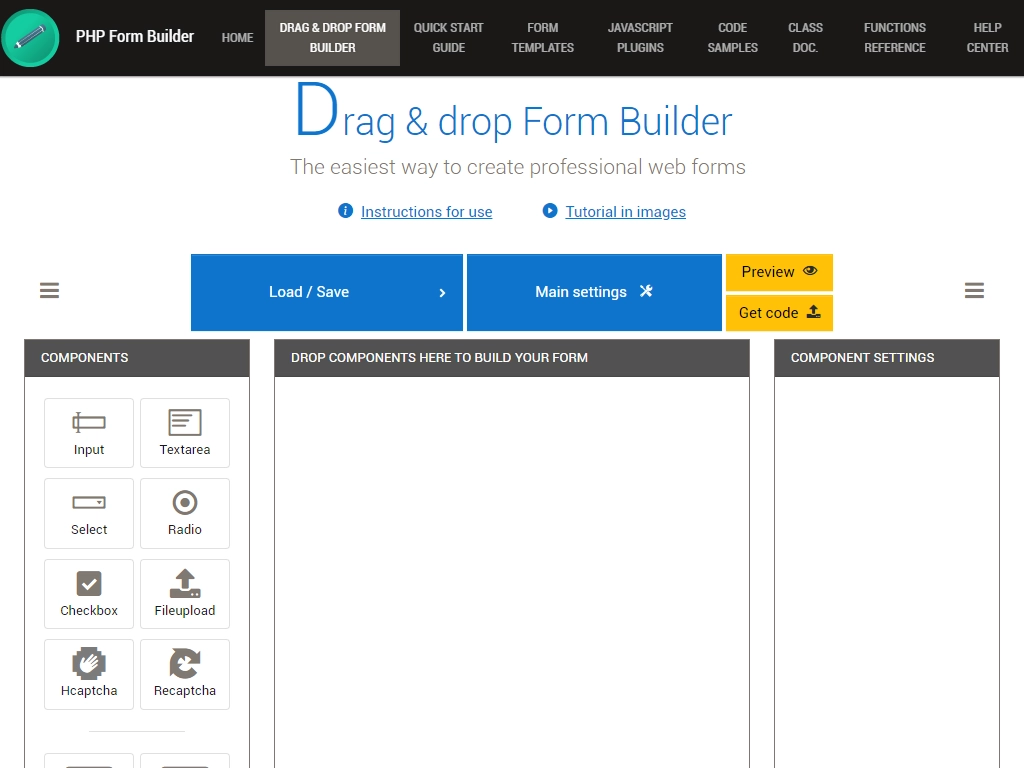 Quick Form Builder Templates
