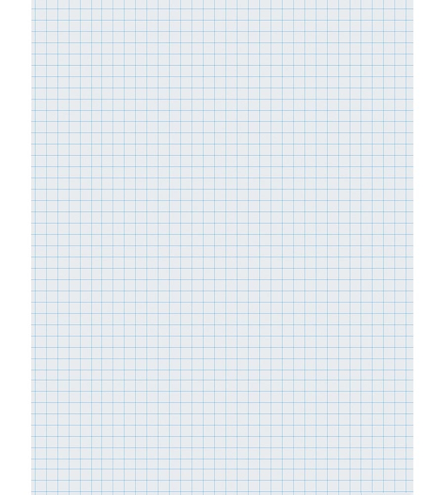 Pacon Graphing Paper White 2 Sided 1 4 Quadrille Ruled 8 1 2 
