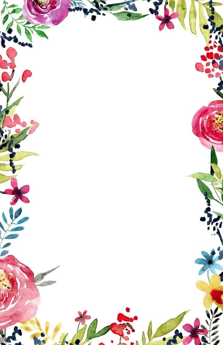 Pin By Harumi On Fondos Wallpaper Floral Border Design Free 