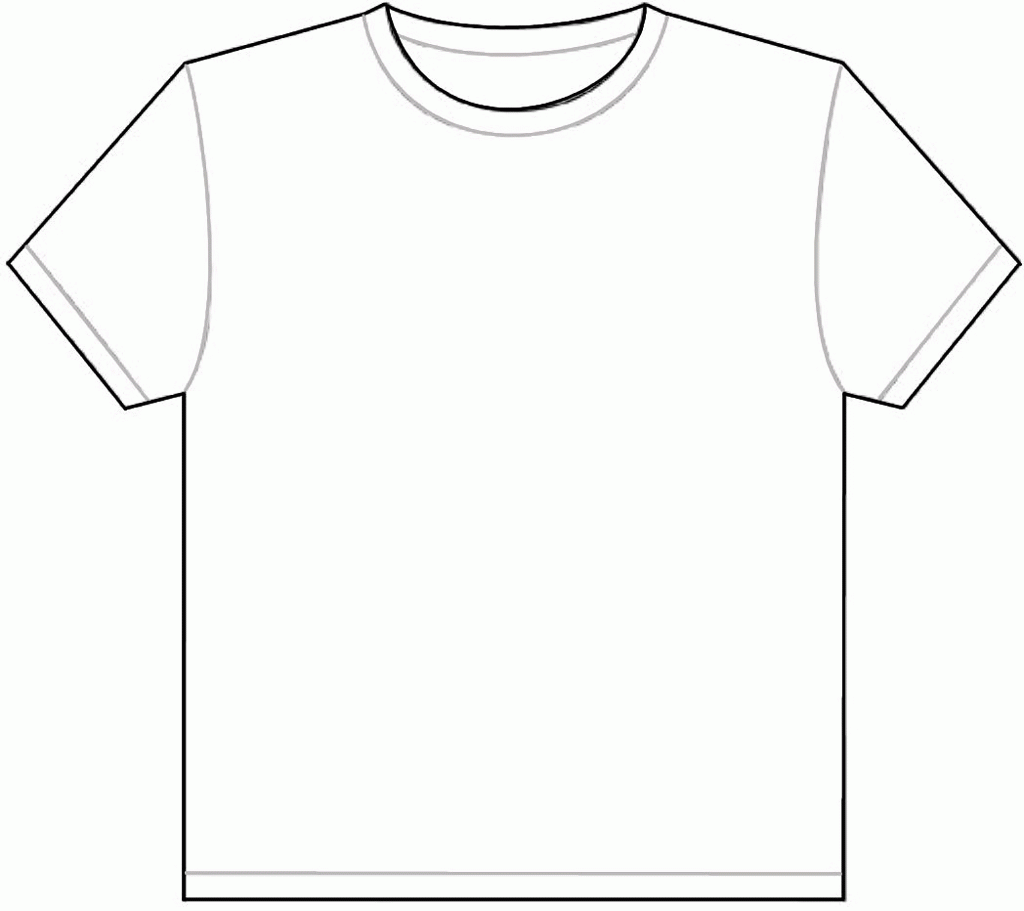Shirt Template Printable