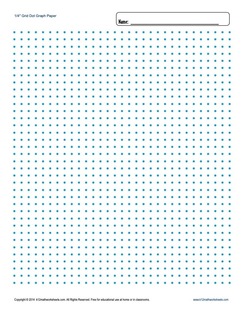 Free 1/4 Inch Graph Paper To Print