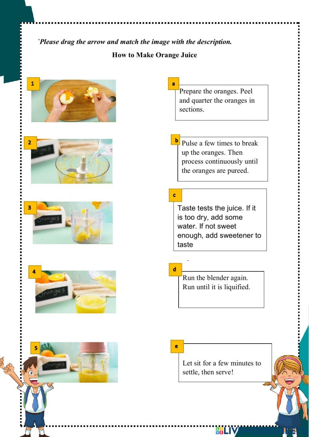Procedure Text Free Interactive Worksheets 2251427