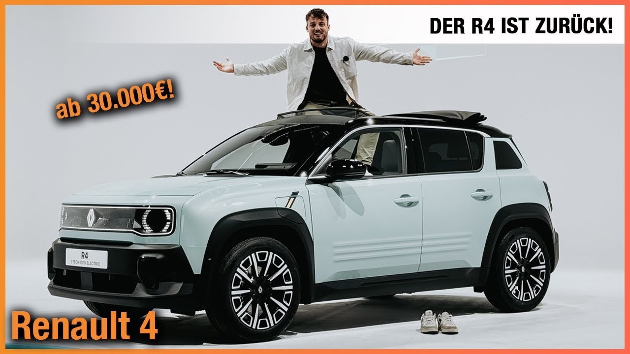 Renault 4 Im Test 2025 Weltpremiere Der R4 Ist Zur ck Review Innenraum Iconic E Tech Preis