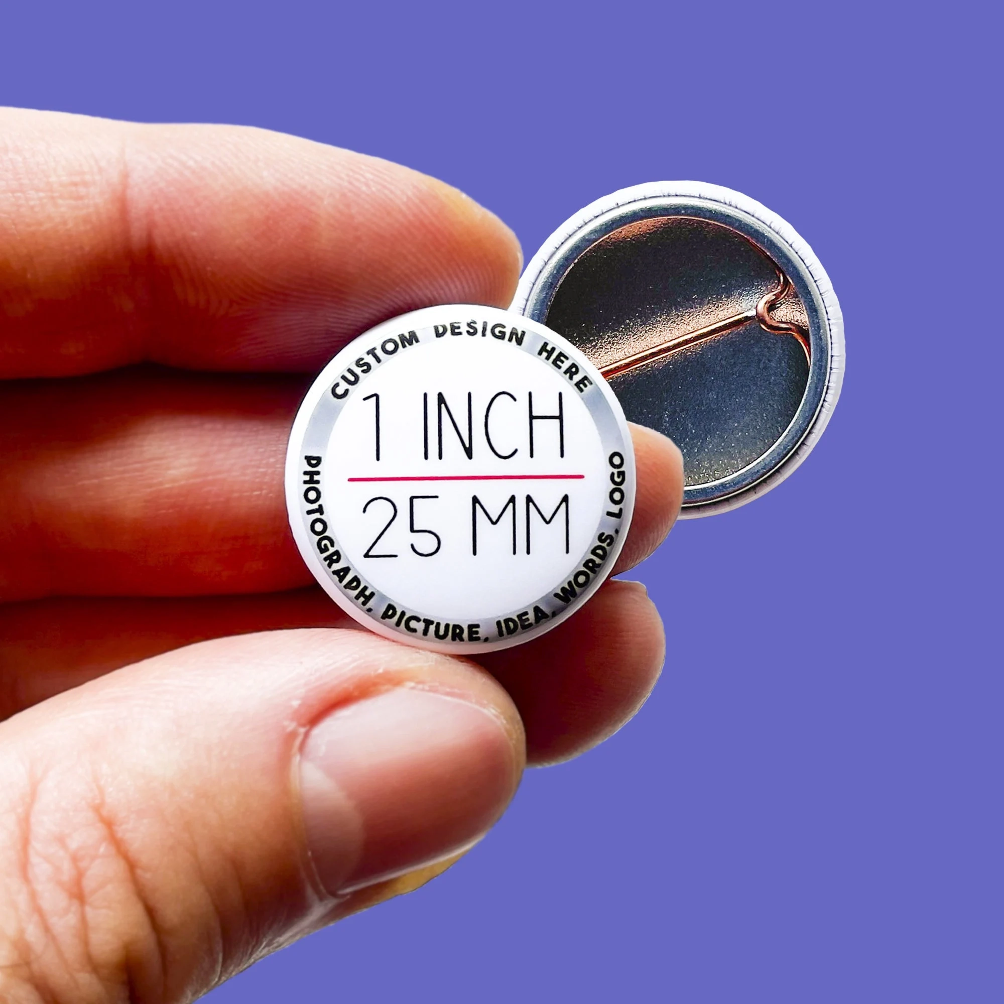 Small Custom Pinback Buttons 1 Inch Custom Pinback Custom Little 