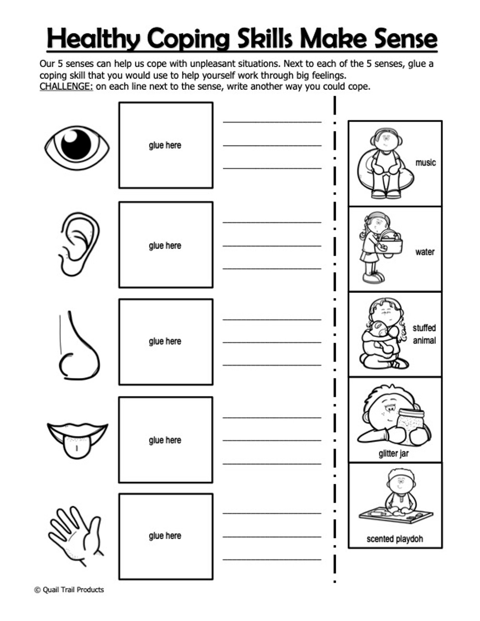 Social Emotional Worksheets And Activities Coping With Differences