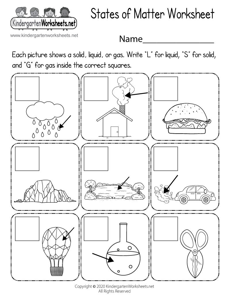States Of Matter Worksheet Free Printable Digital amp PDF