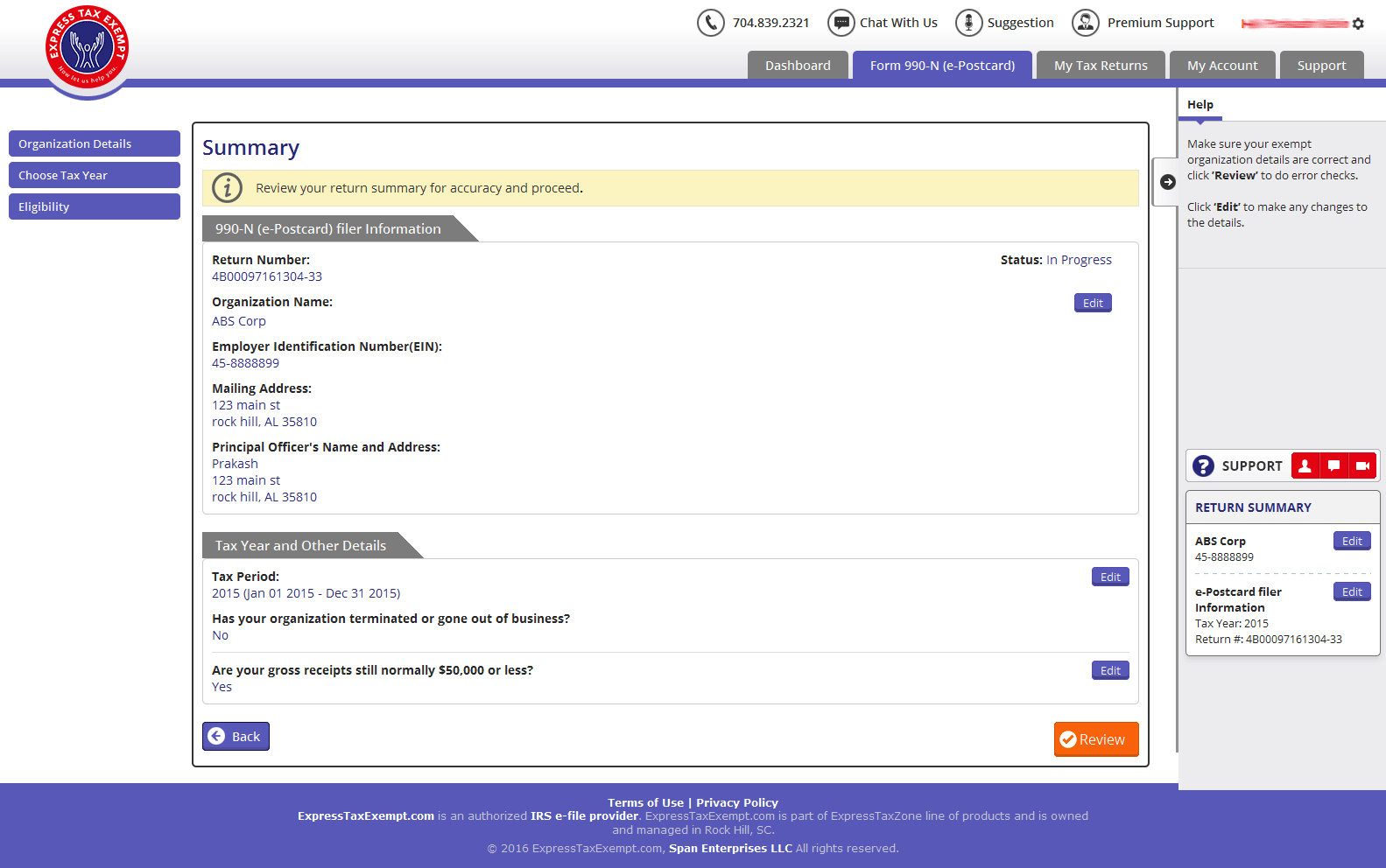 Steps To E File IRS Form 990 N How To File E Postcard With The IRS