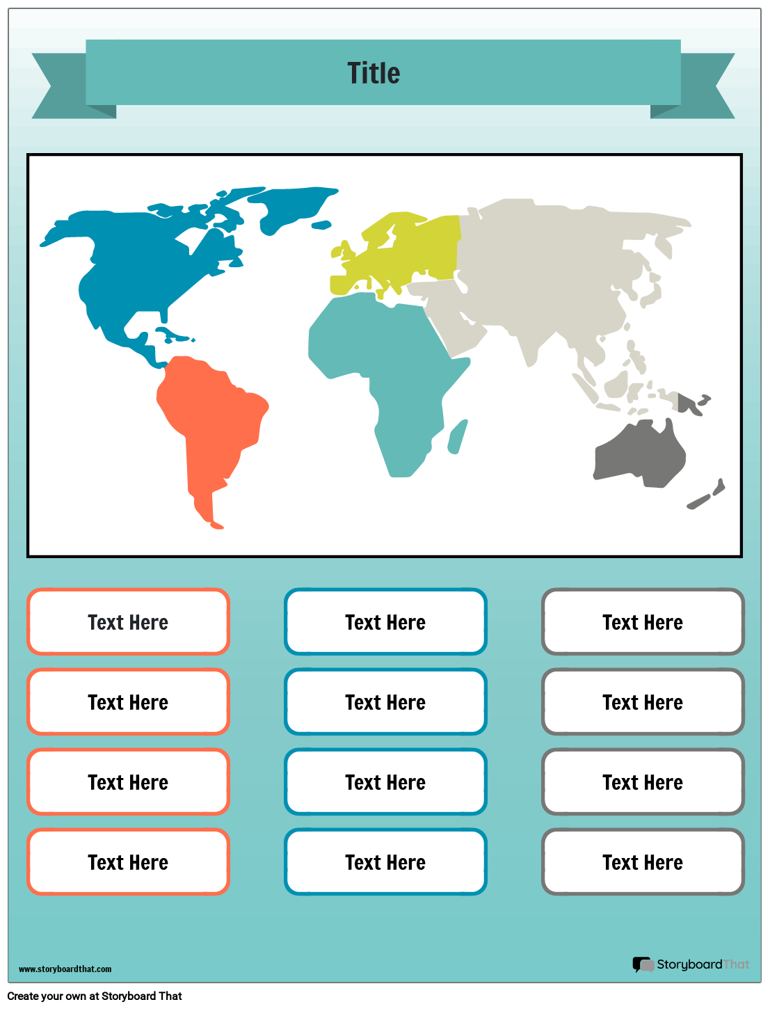Continents For Kids Worksheets