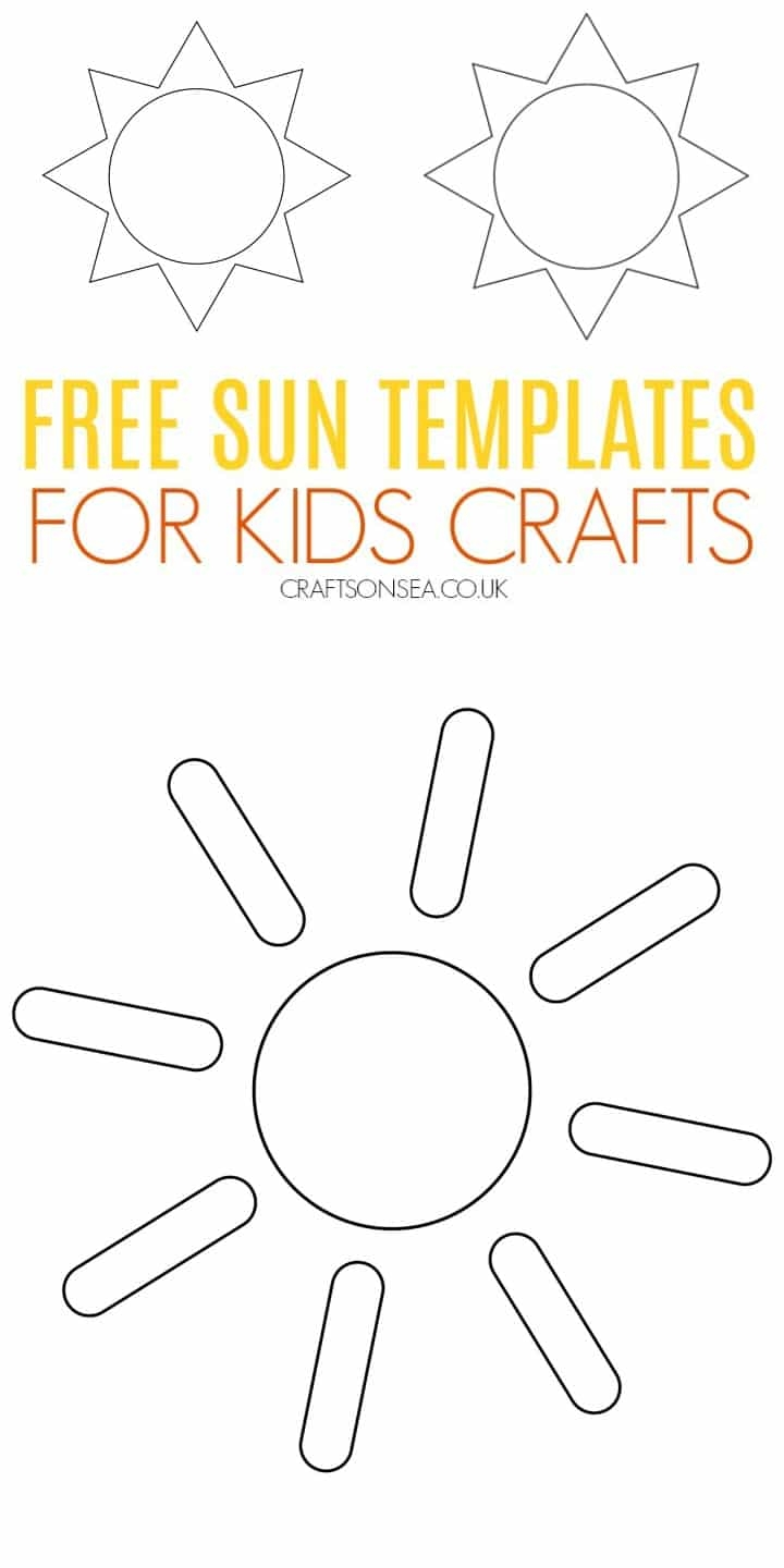 Printable Sun Template
