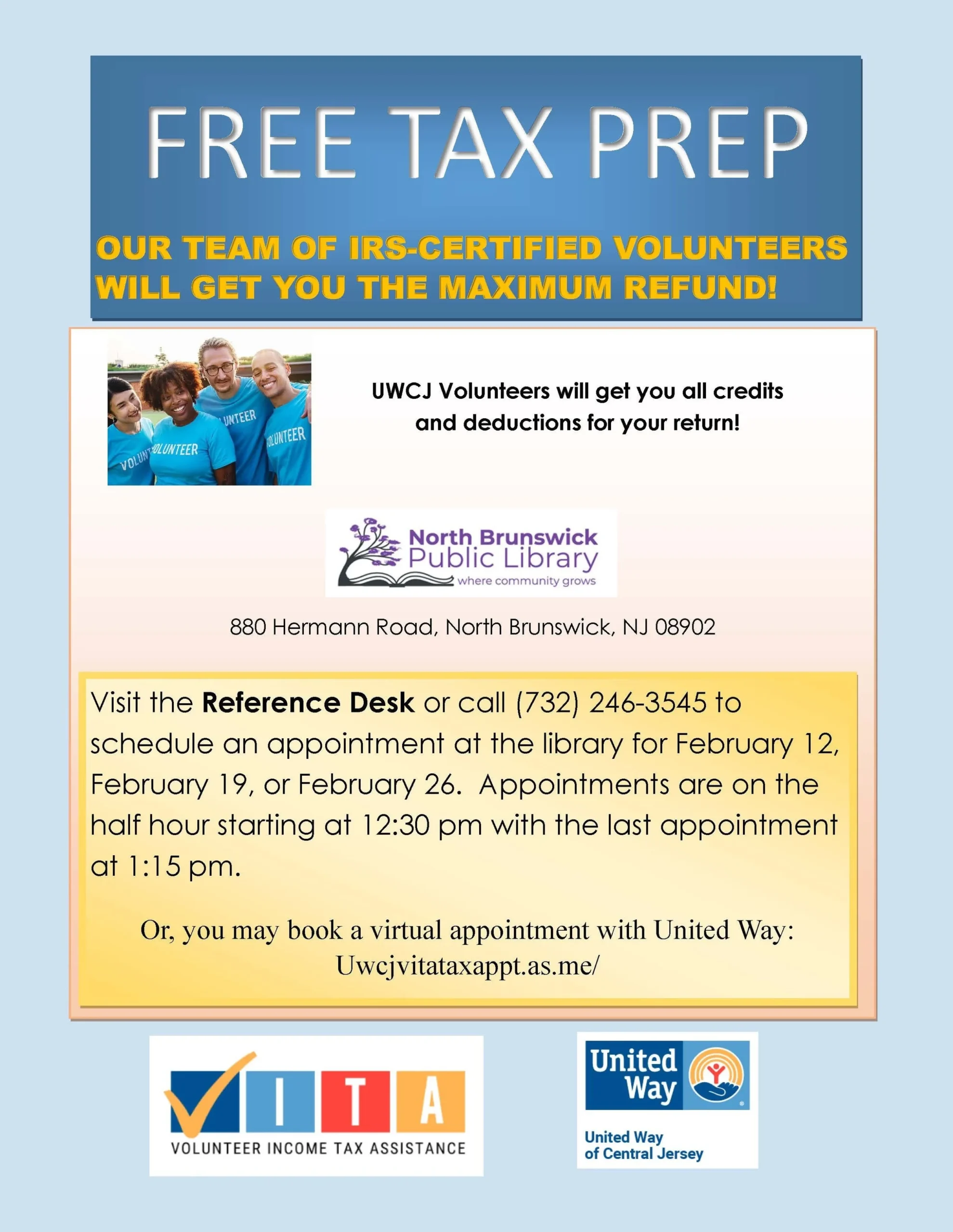 Tax Forms North Brunswick Public Library
