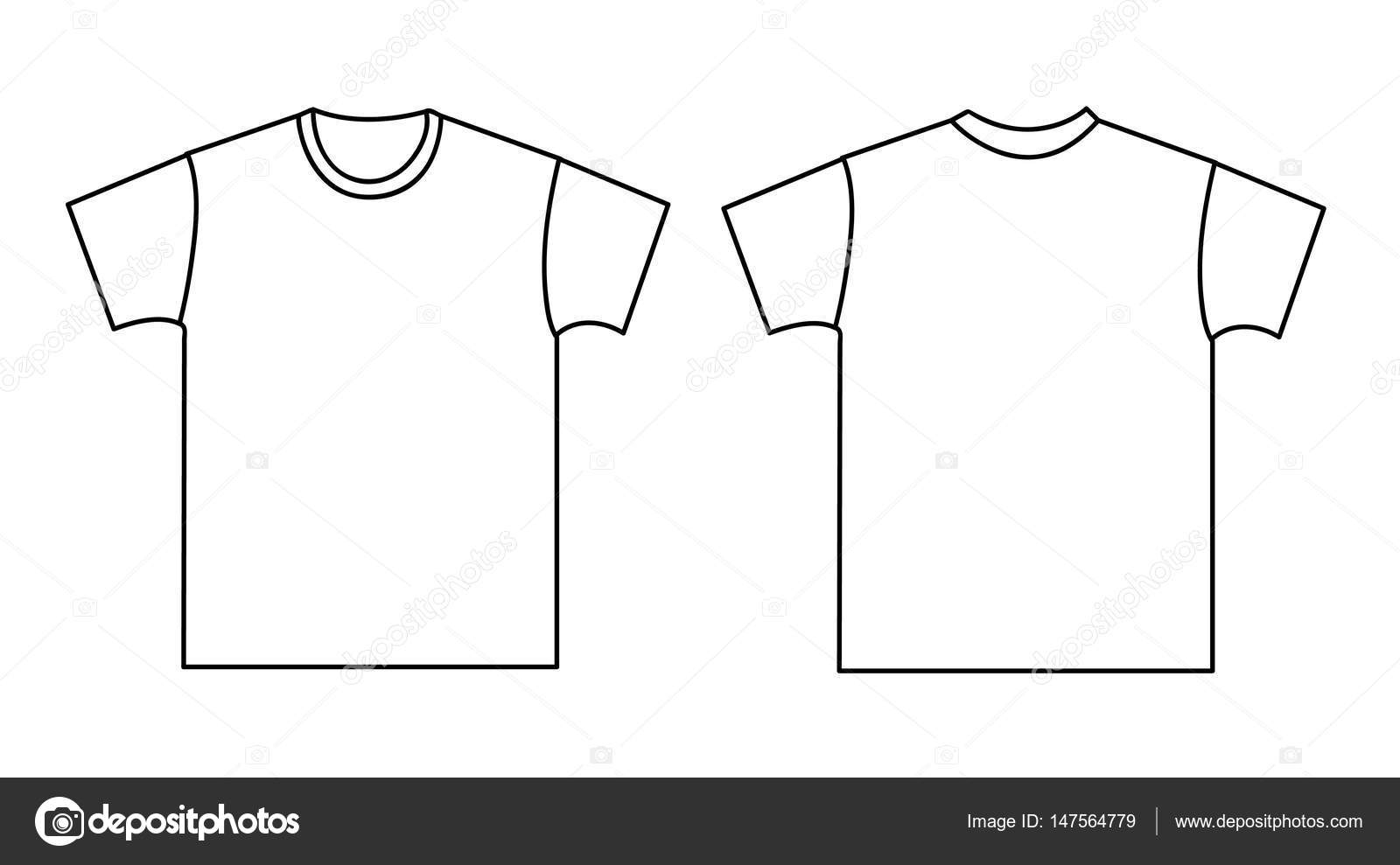 Template The T Shirt Printable T Shirt Template Front And Back 