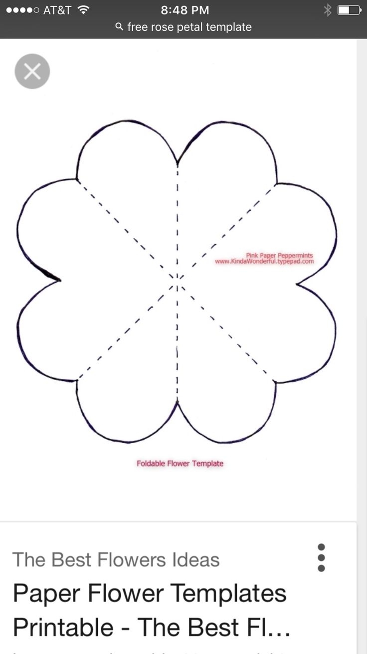Templates For Various Flowers