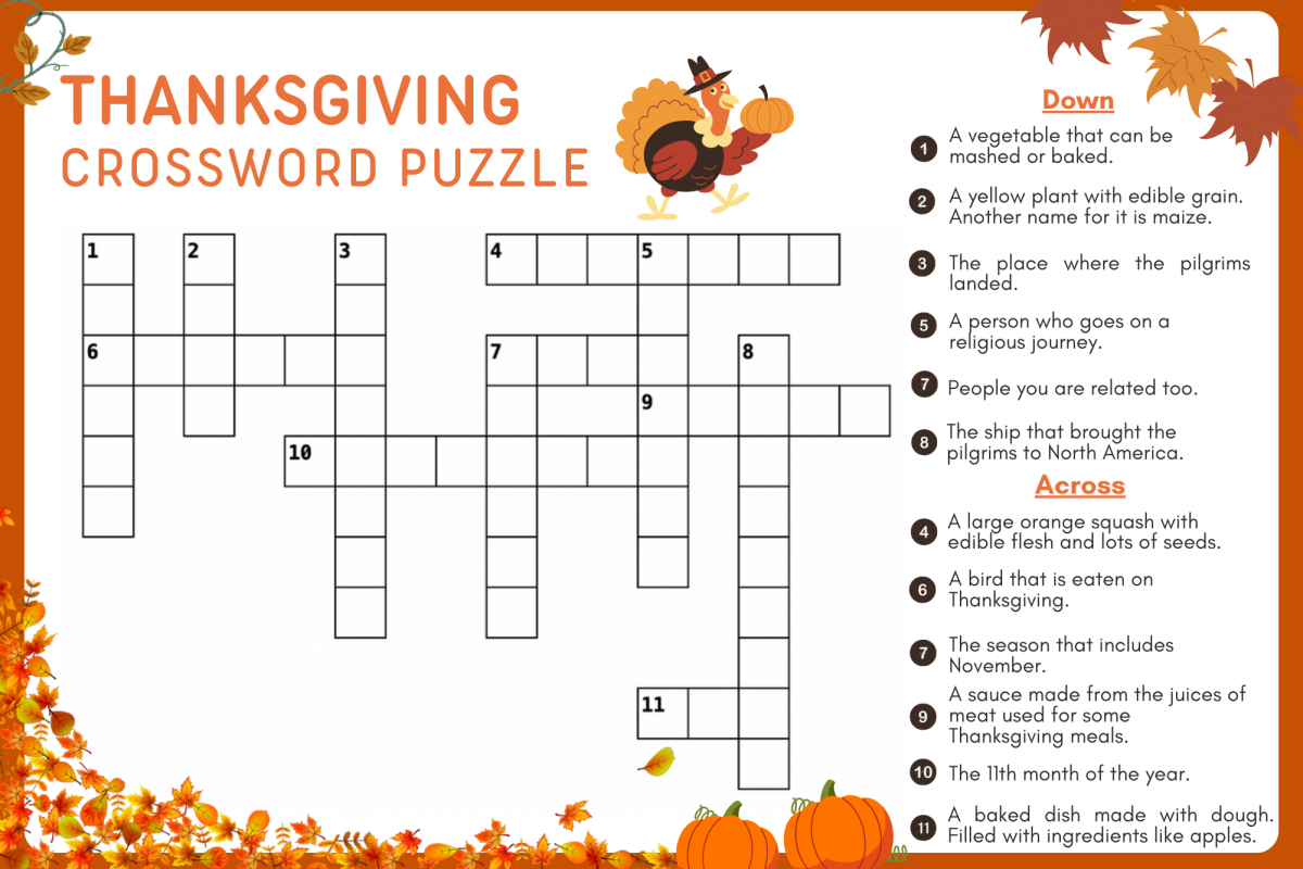 Thanksgiving Crossword Puzzle Sword amp Shield