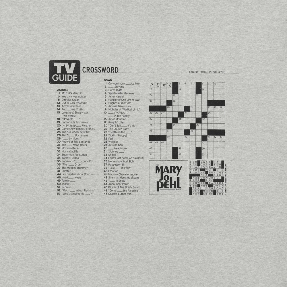 Tv Guide Crossword Answers