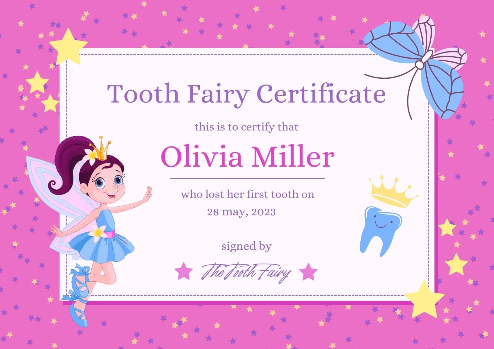 Tooth Fairy Receipt Free Printables Downloads Fun Ideas