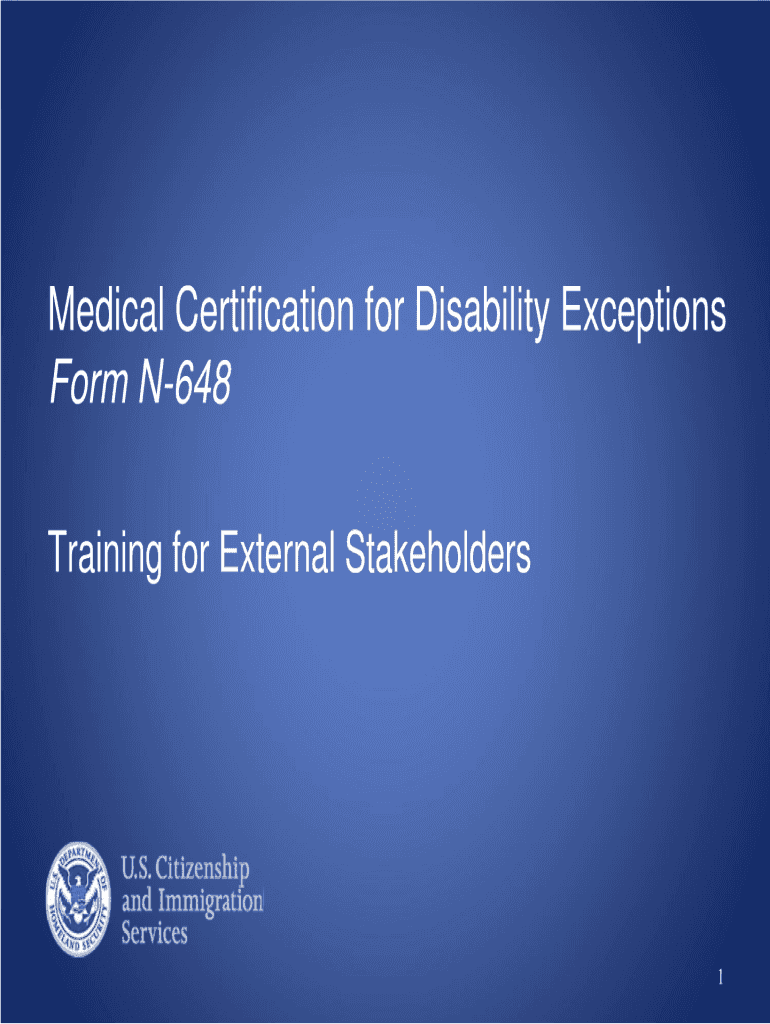 USCIS N 648 Info Form Fill Online Printable Fillable Blank 