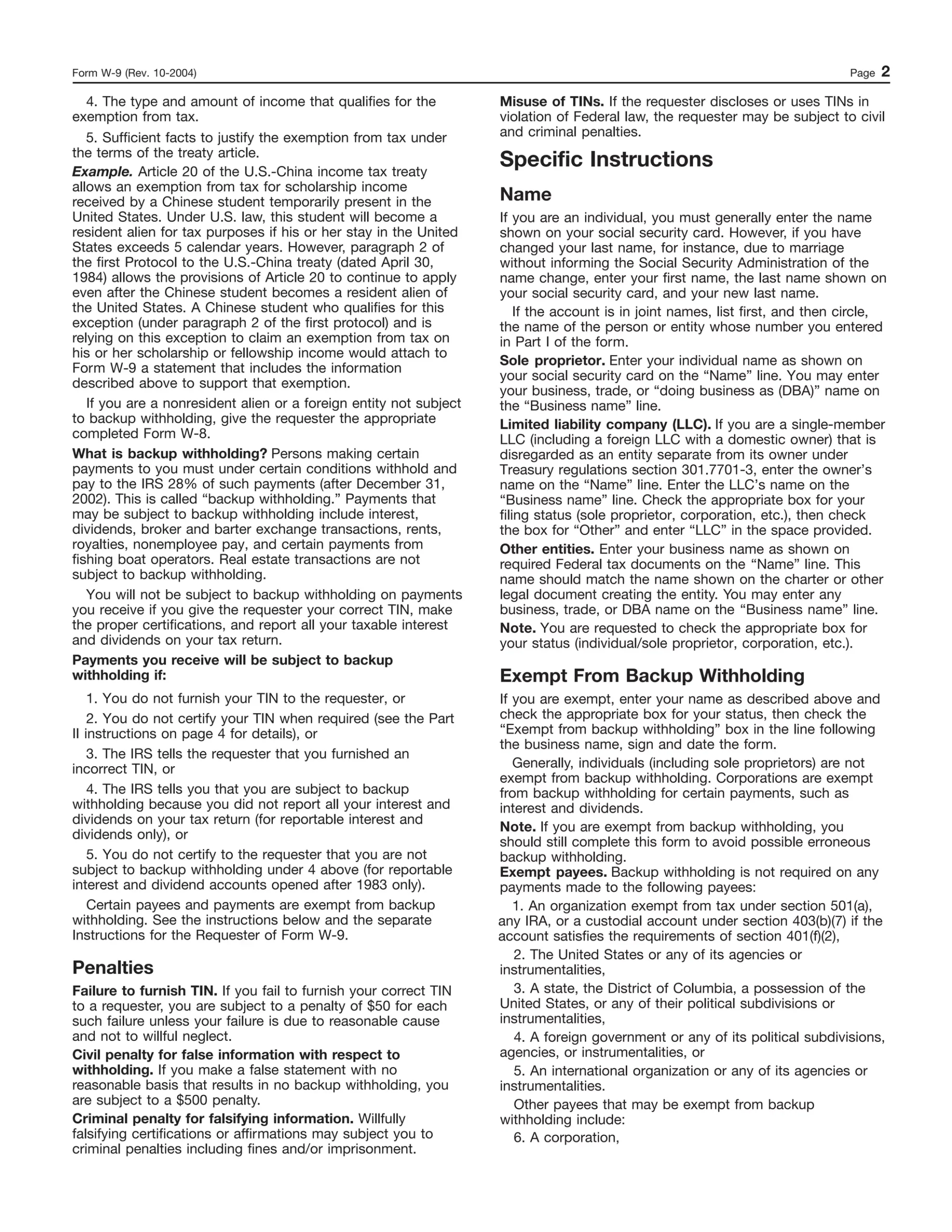 W9 Form PDF