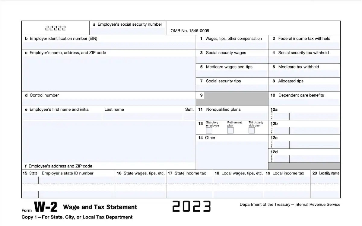 W 9 Printable Form 2026
