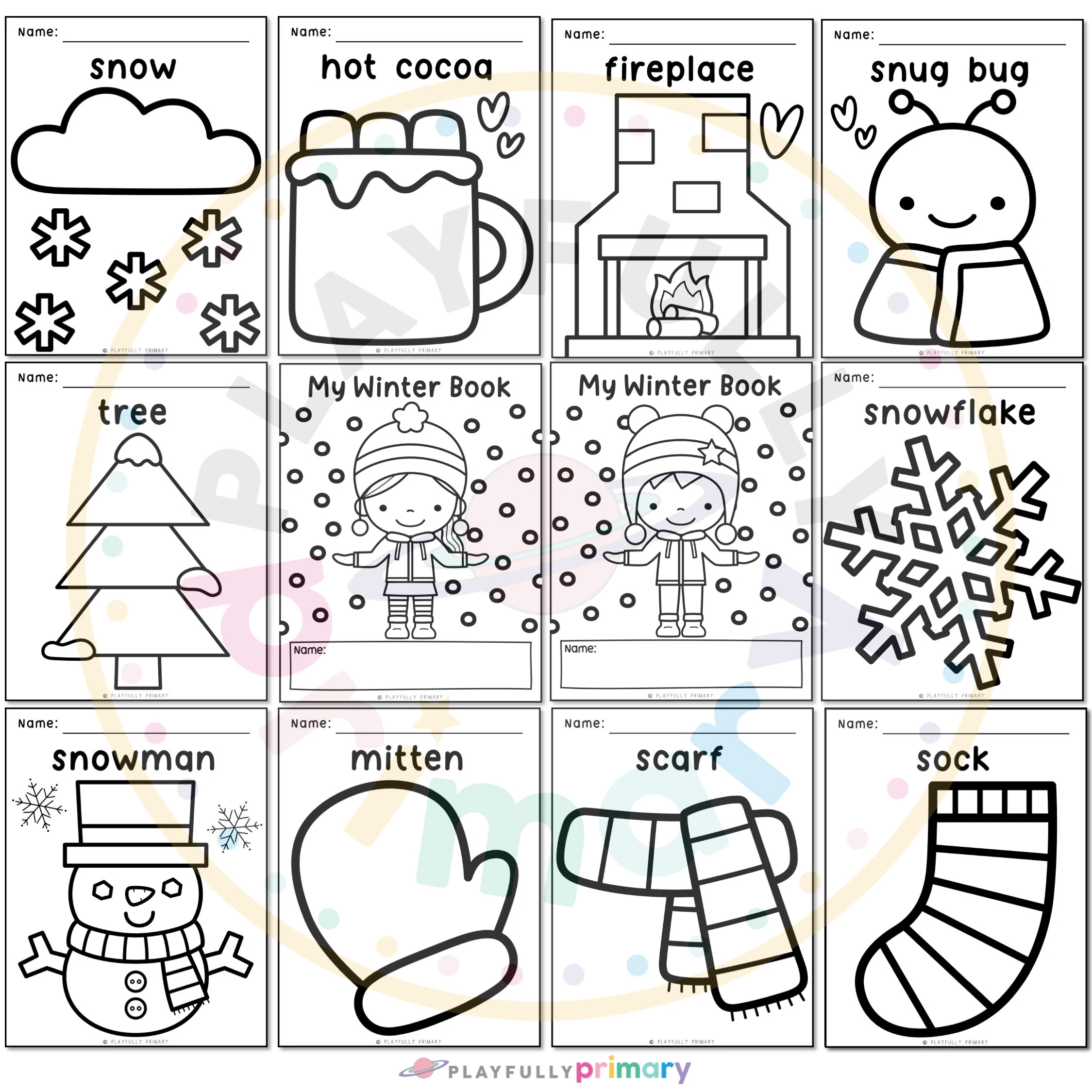 Winter Crafts For Kids Classroom Printable Kindergarten 