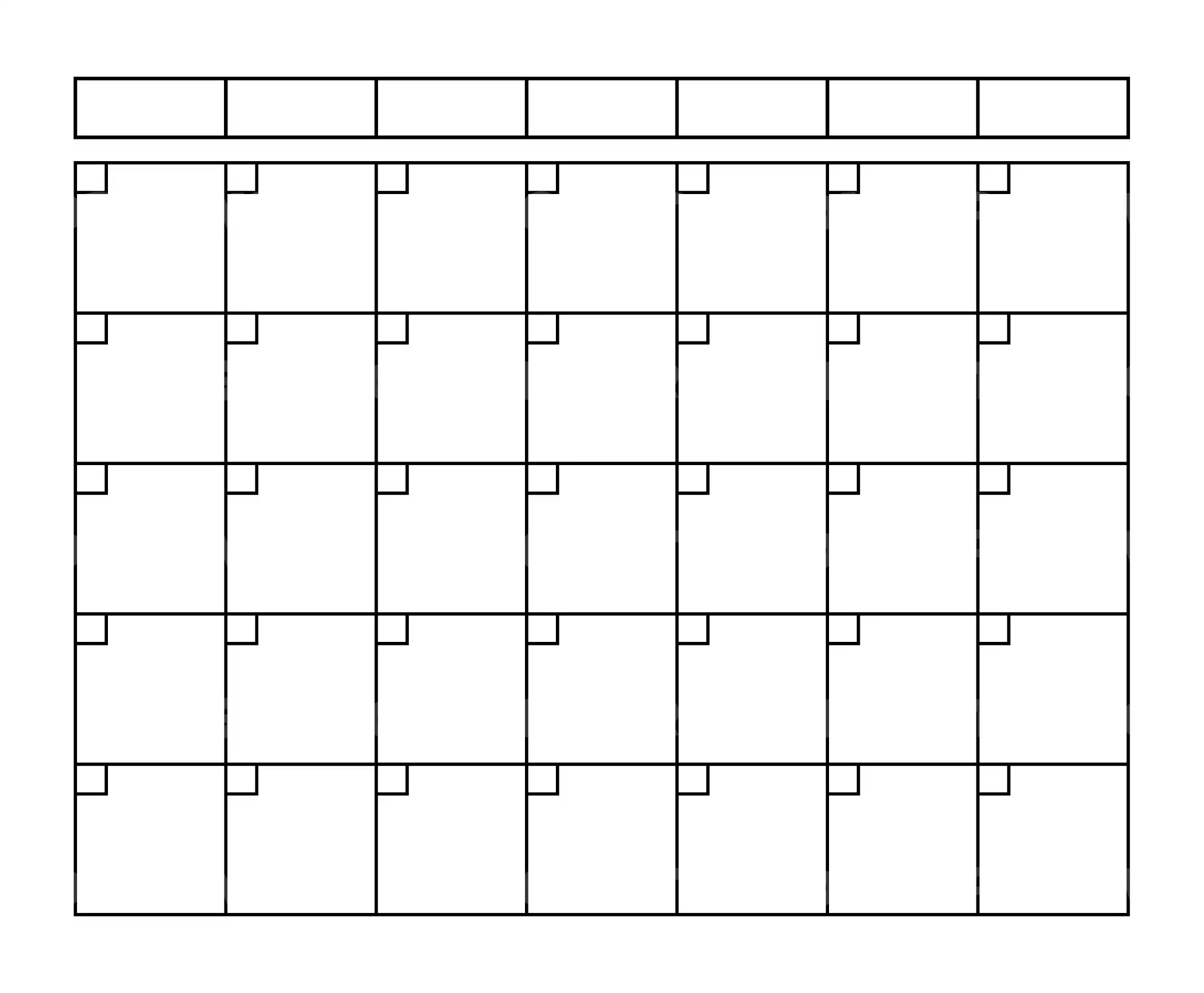 Wochenplaner Vorlage SVG Kalender Svg Vektor Datei F r Cricut 