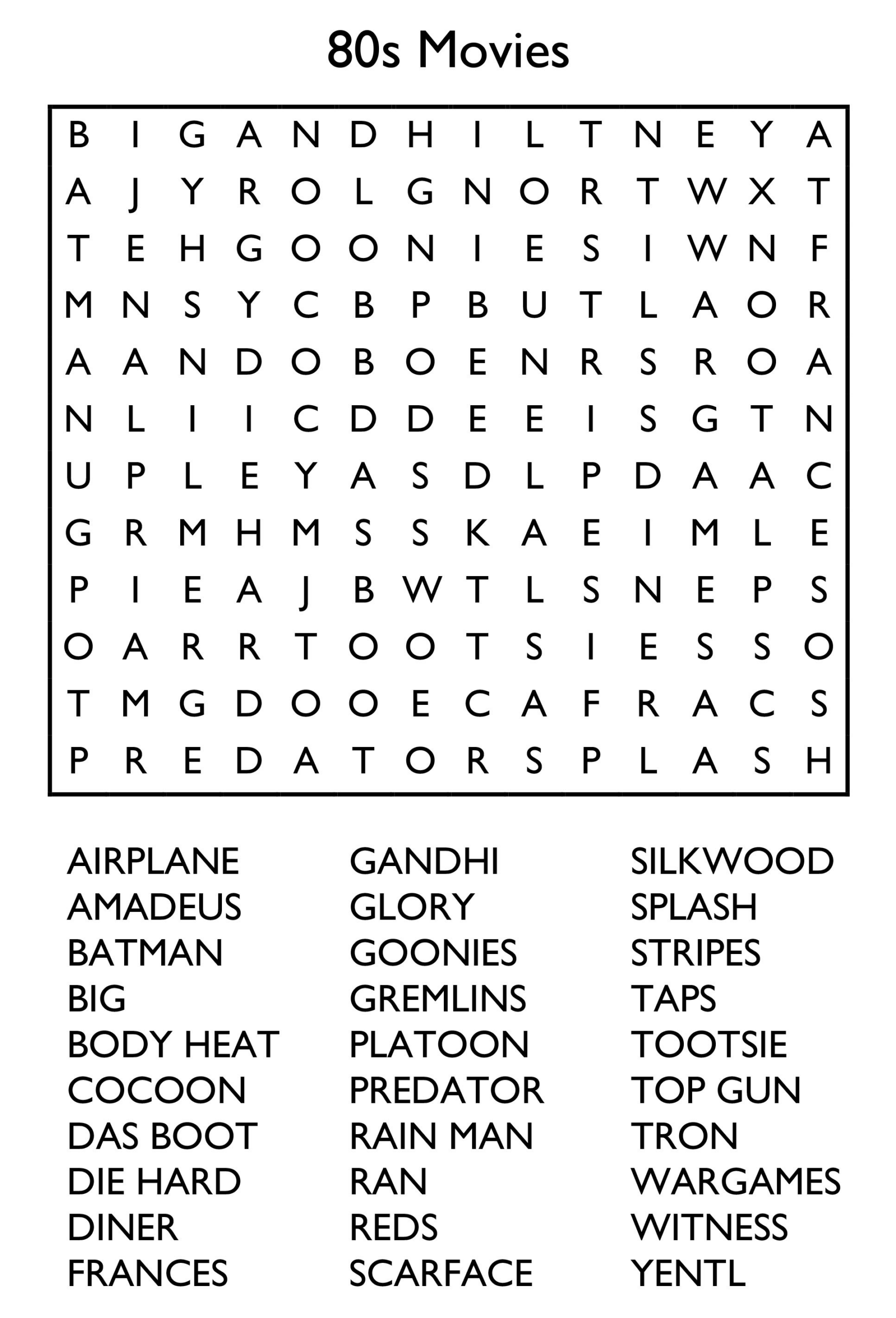 Printable Crossword Puzzles Search